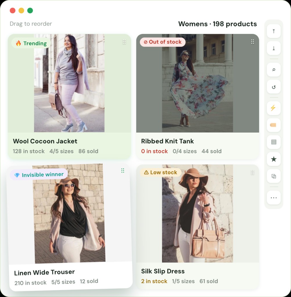 Sort'd drag-and-drop collection editor