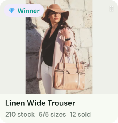 Linen Wide Trouser product card